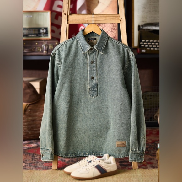 Karaku Retro Denim Longsleeve - Picture 3 of 16